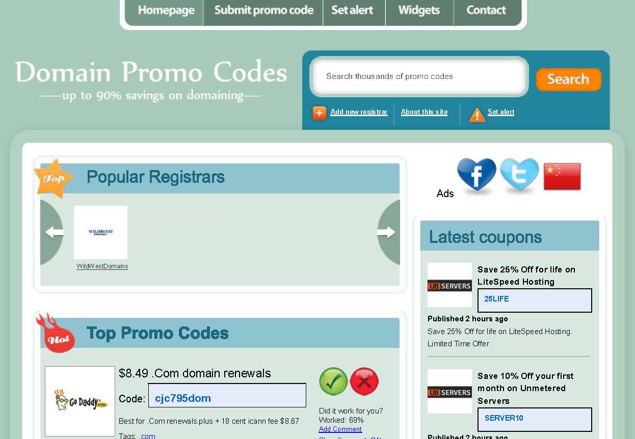 Get Your Domain Promo Codes For Free
